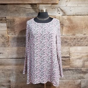 Boho Bell Sleeve Floral Dress